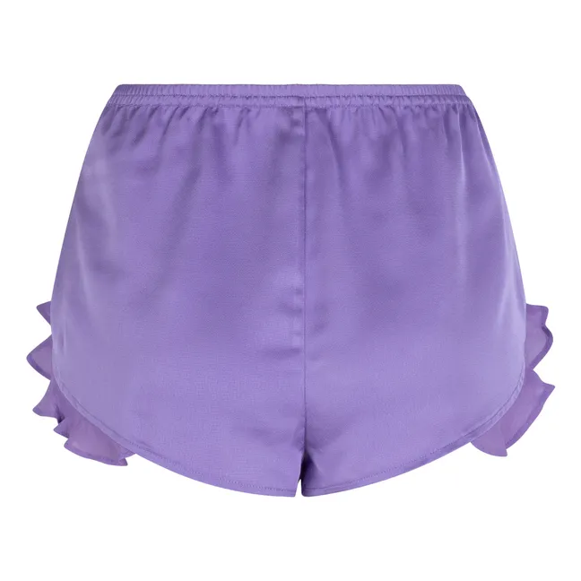 Mae Pyjama Shorts | Purple