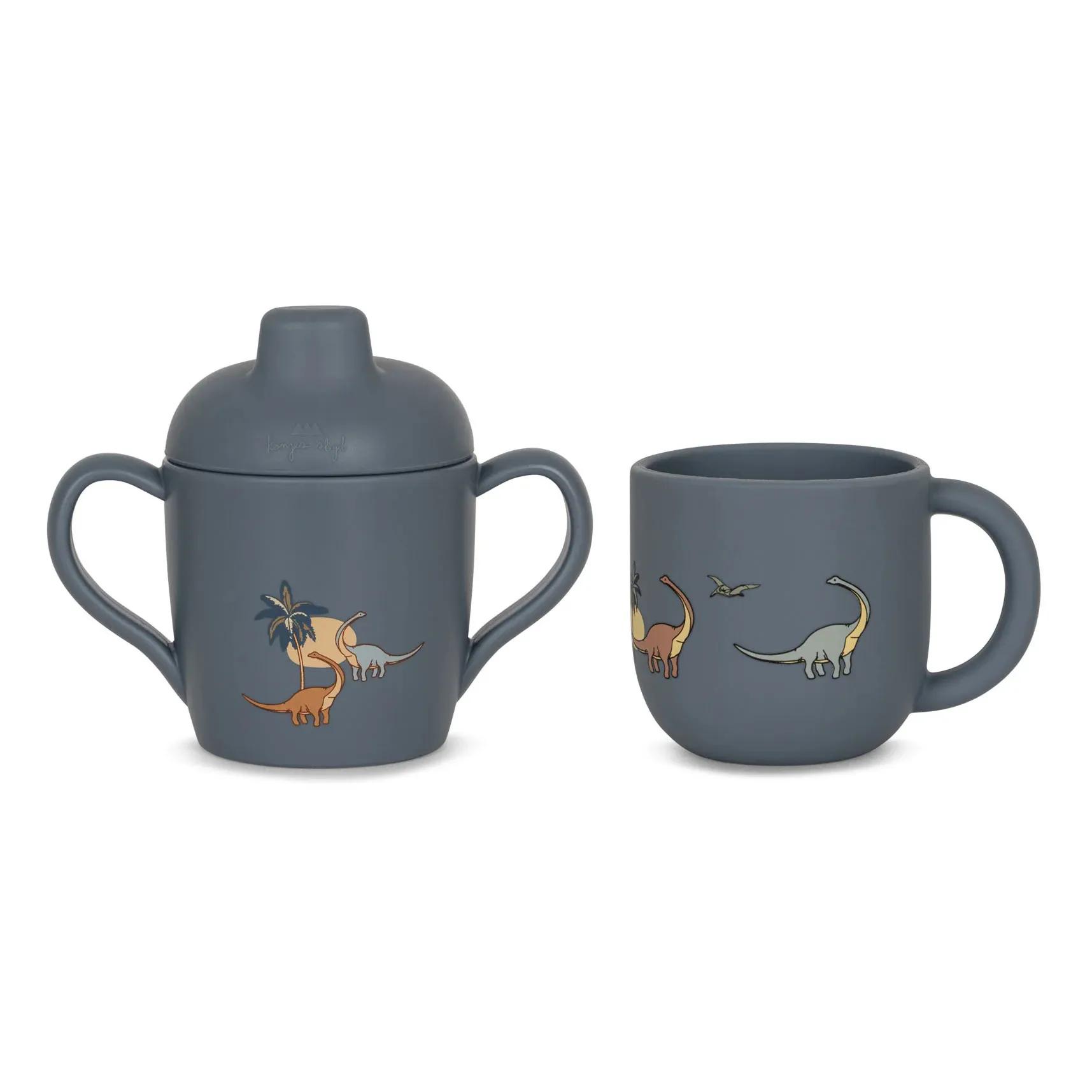 Konges Sløjd Blue Learning Cup And Mug