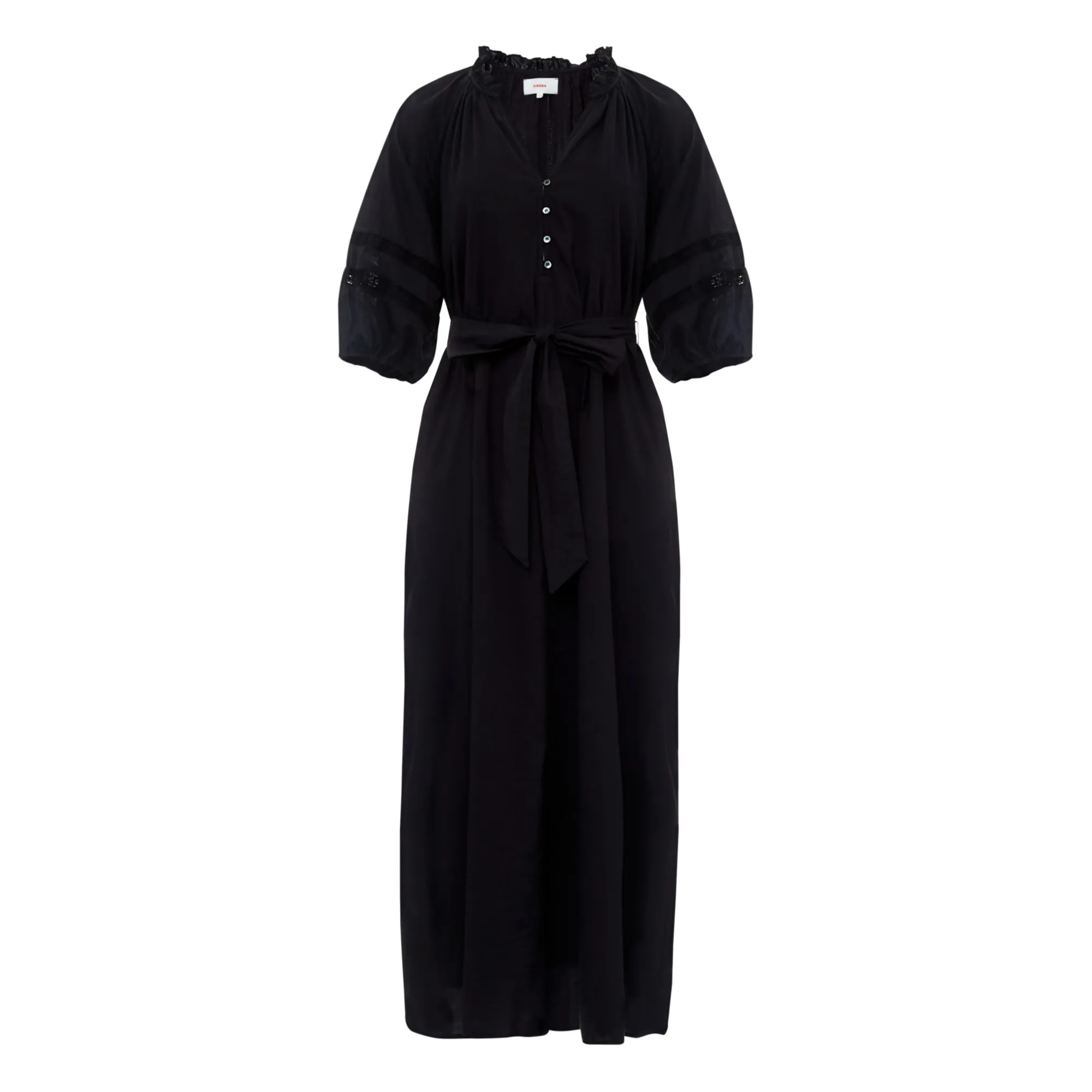 Xirena Black Prue Cotton Poplin Dress