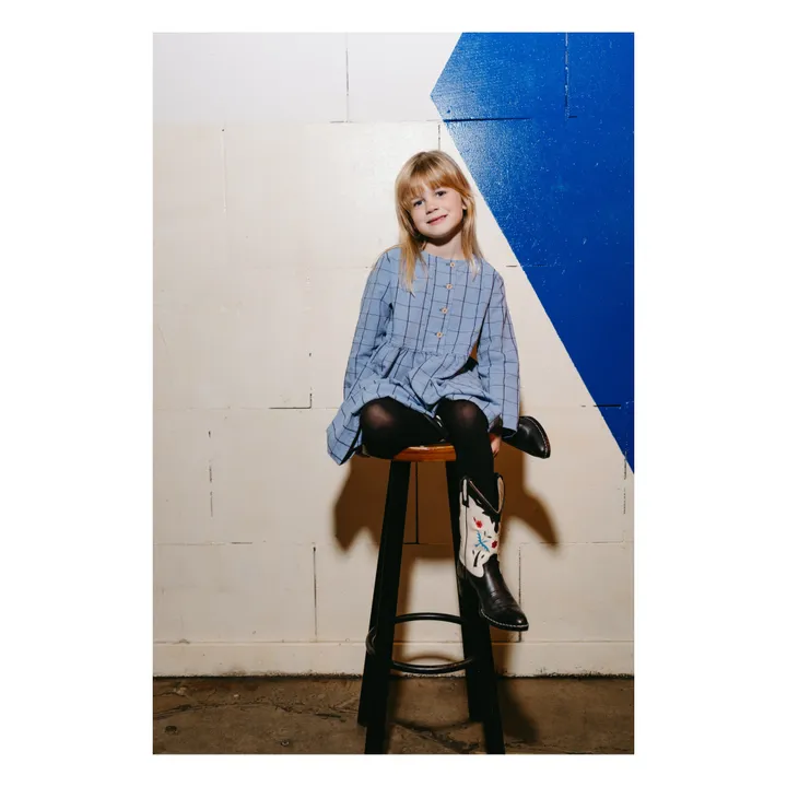 Bottes Santiags Bluebird | Noir- Image produit n°1