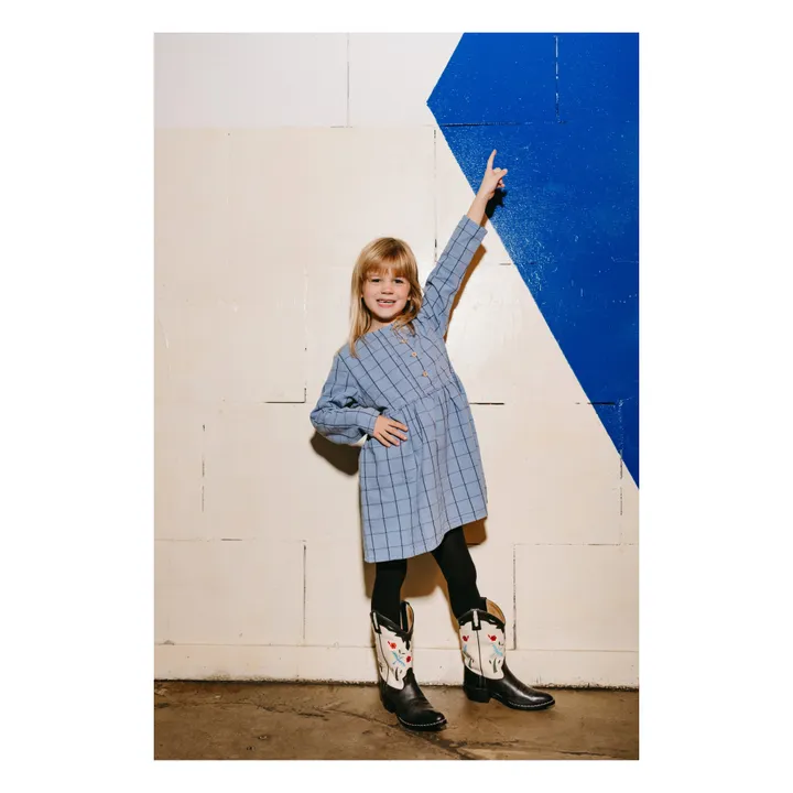 Bottes Santiags Bluebird | Noir- Image produit n°2