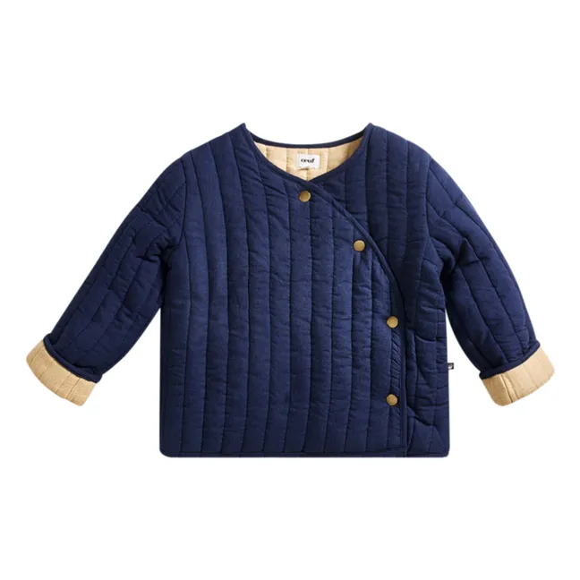 Quilted Jacket | Navy blue