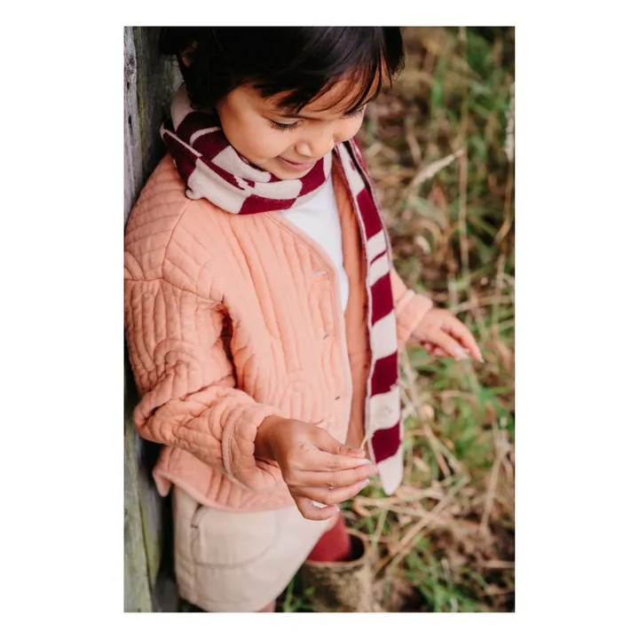 Veste Coton Bio Matelassée Alexie | Rose pâle- Image produit n°3