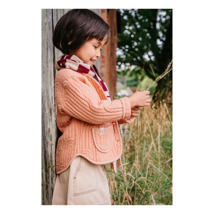 Veste Coton Bio Matelassée Alexie | Rose pâle- Image produit n°4