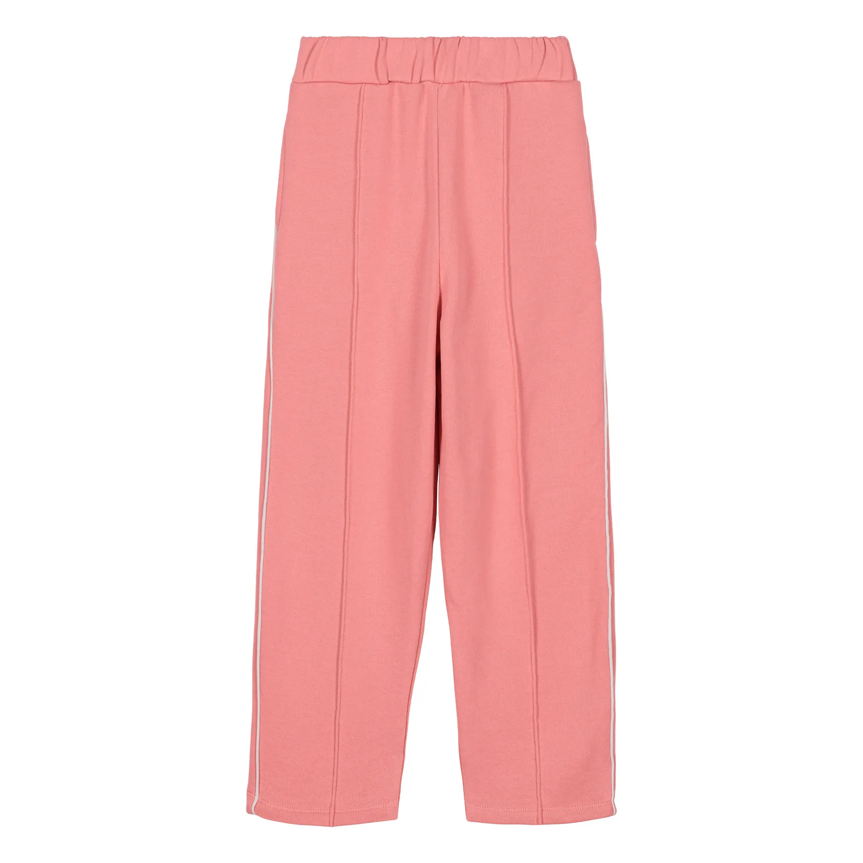 We Are Kids Pink Olive Organic Cotton Fleece Trousers