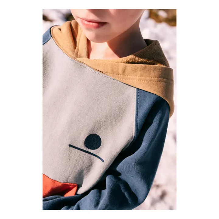 Sudadera con capucha de algodón ecológico Ali | Gris- Imagen del producto n°2