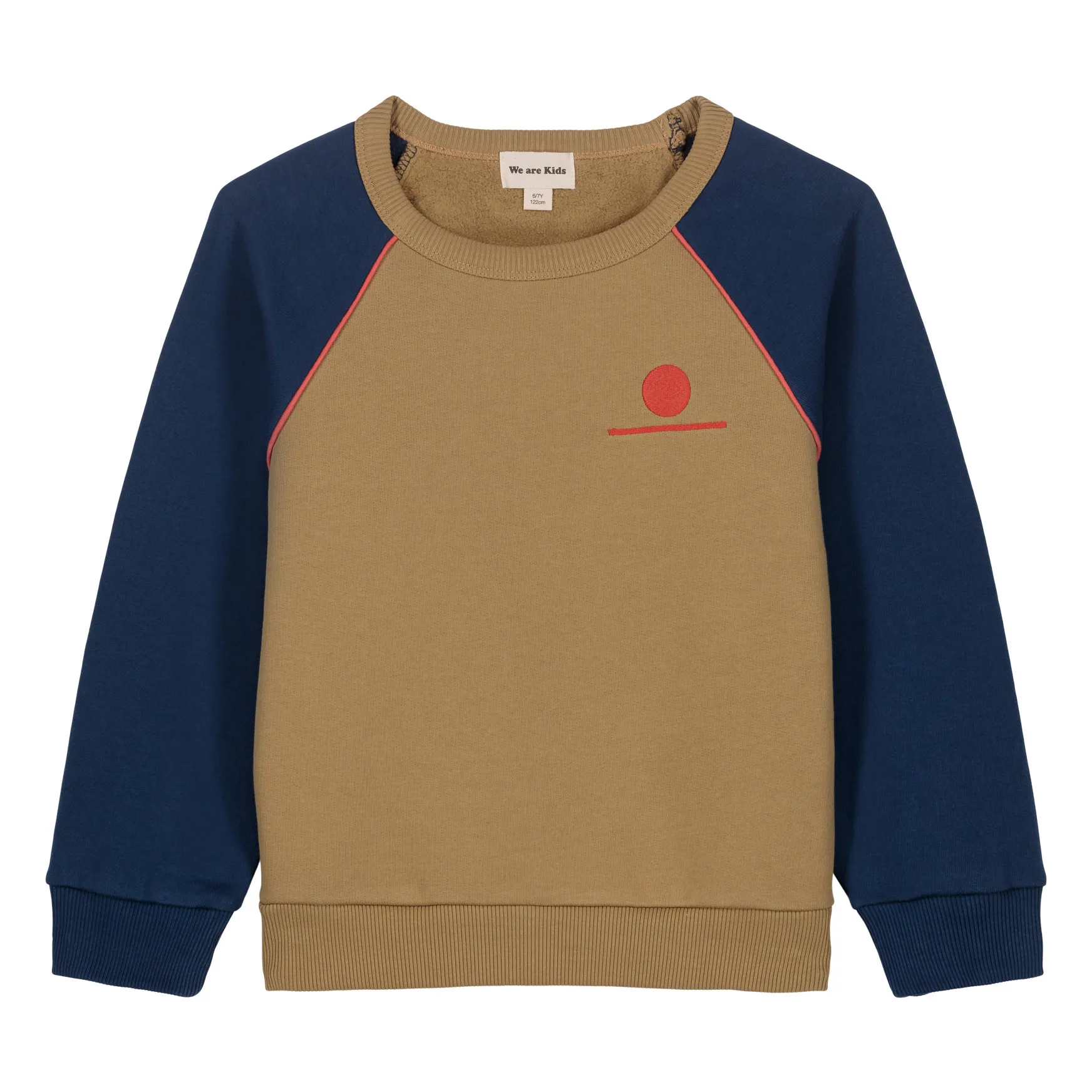 We Are Kids Camel Henri Organic Cotton Sweatshirt