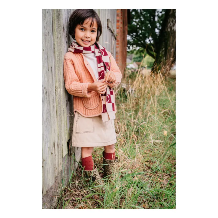 Veste Coton Bio Matelassée Alexie | Rose pâle- Image produit n°1