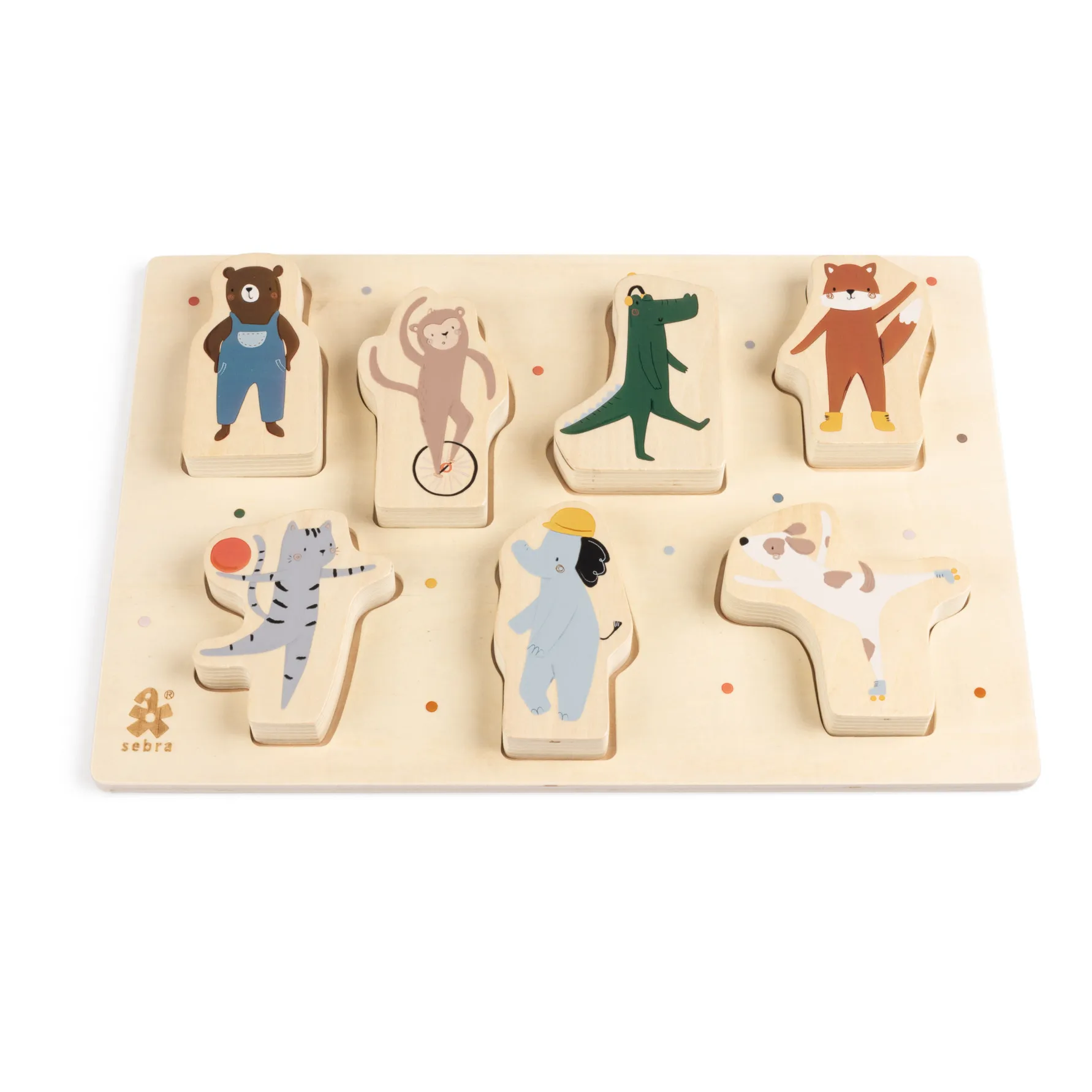Sebra Multicoloured Builders Puzzle