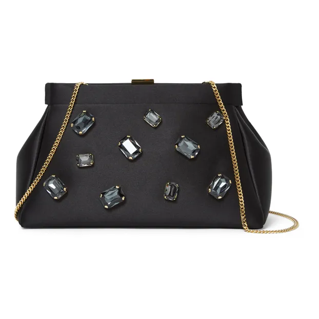 DEMELLIER Cannes Smooth Leather Clutch DeMellier