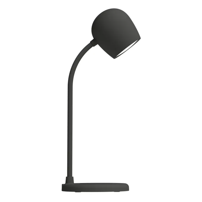 Lamp with Ellie cordless charger | Black