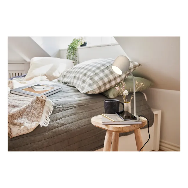 Lampe mit kabellosem Ladegerät Ellie | Sandfarben