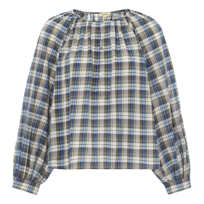 Camicetta Haiti a Quadri - Collezione Donna | Grigio