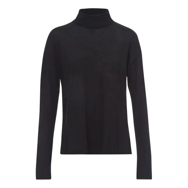 Jersey de lana virgen | Negro