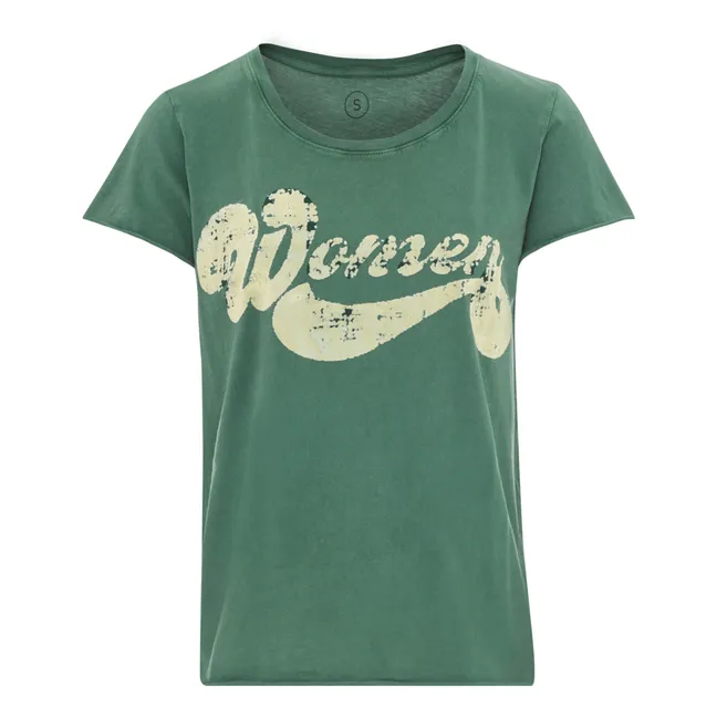 Maglietta Toro da donna in cotone organico | Verde foresta