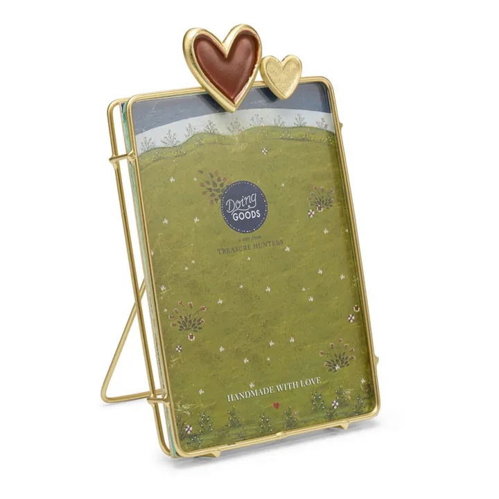 Cadre photo Pyar Heart en laiton | Gold- Image produit n°2