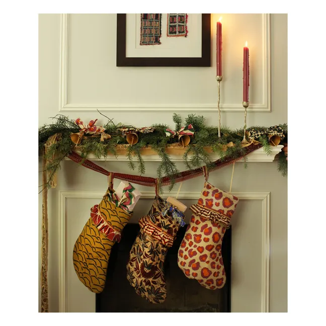 Cotton Christmas boot | Pink