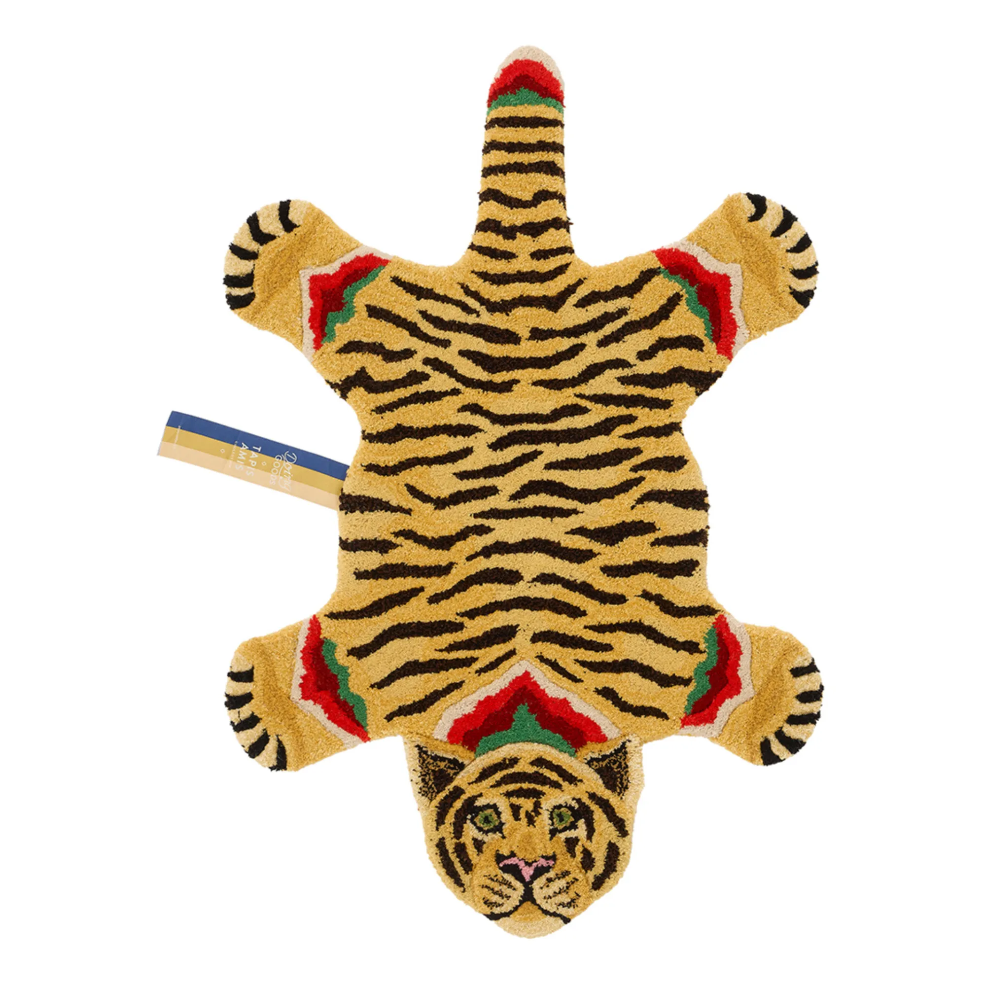 Doing Goods Brown Babul Bombay Wool Tiger Rug