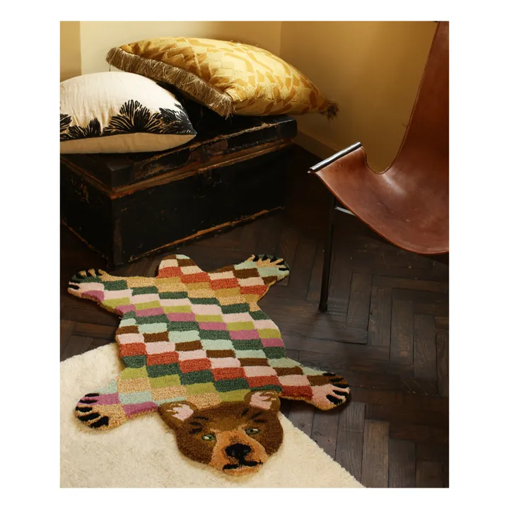 Tapis ours Archie en laine- Image produit n°1