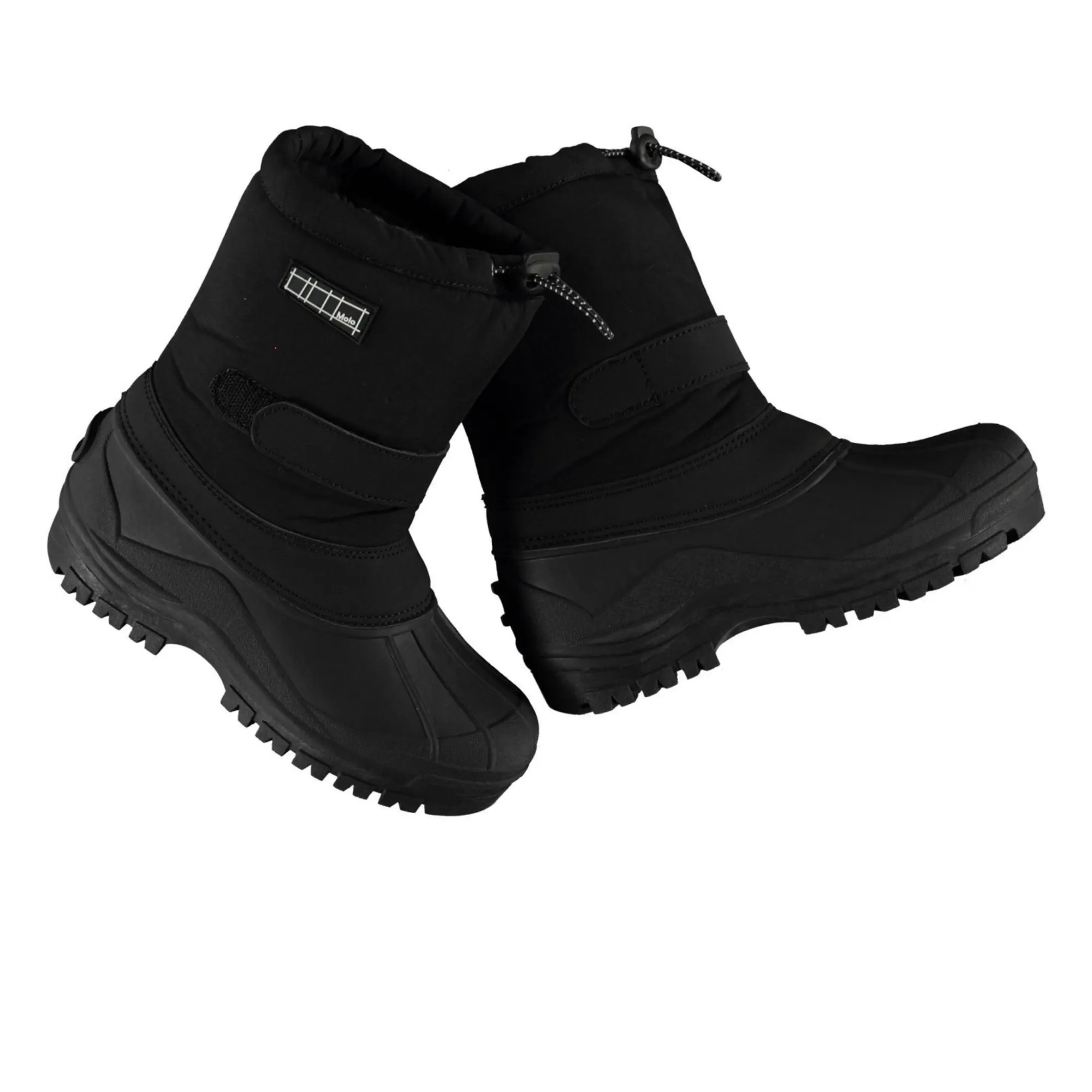 Molo Unisex Black Driven Recycled Material Boots