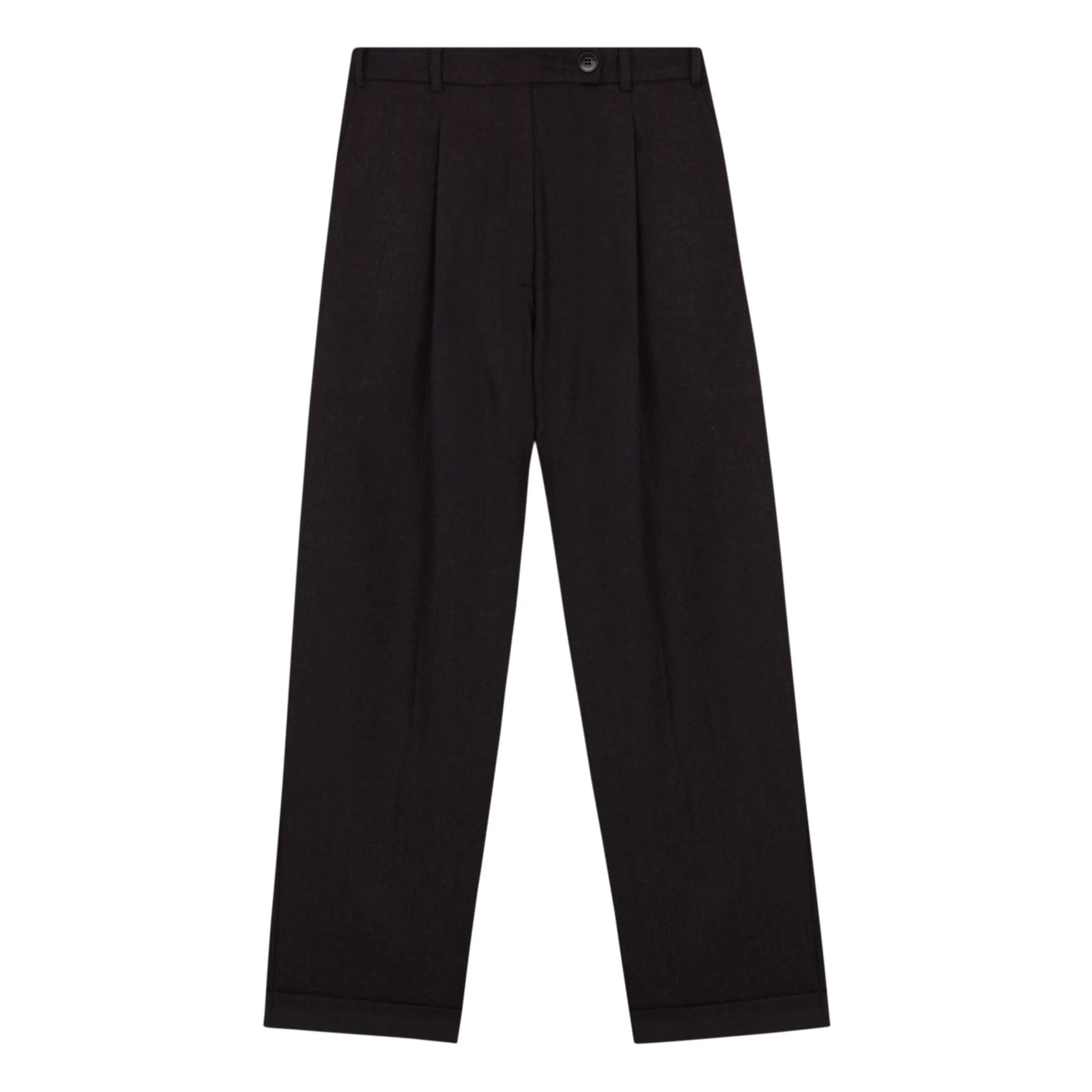 Pantalon Masculine Laine | Gris anthracite- Image produit n°0