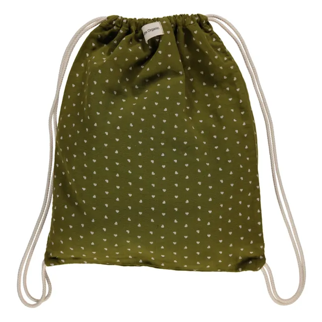 Mochila corazón | Verde Kaki