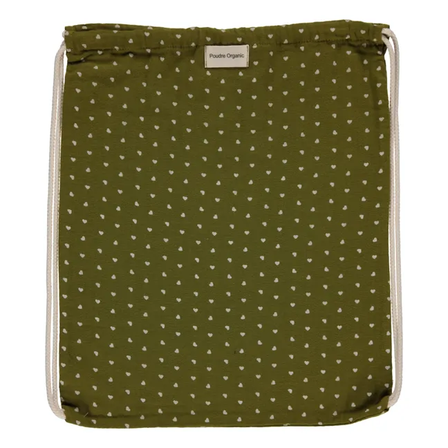 Mochila corazón | Verde Kaki