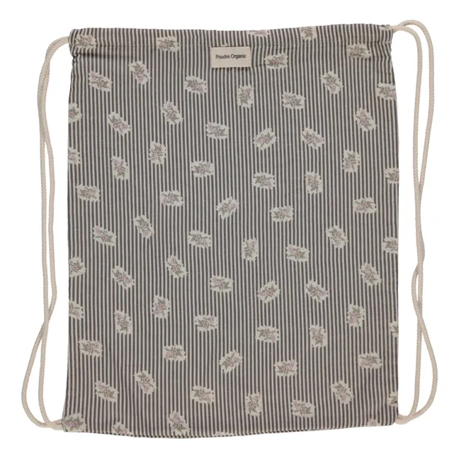 Mochila de flores rosas | Gris
