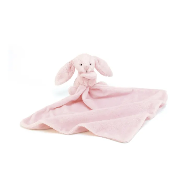 Jellycat Doudou lange Lapin Bashful Rose Smallable