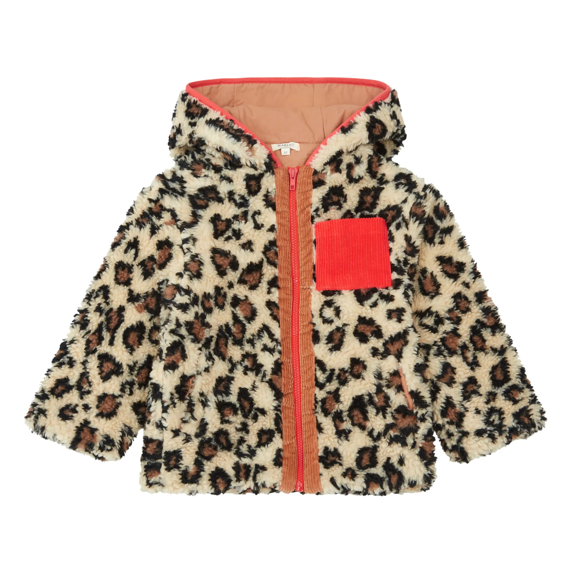 Marlot Paris Beige Moon Leopard Fur Coat