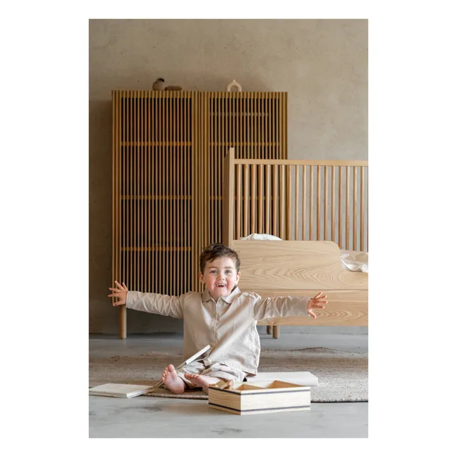 Barriera per lettino da bambino, modello: Hai No Ki - 70x140 cm