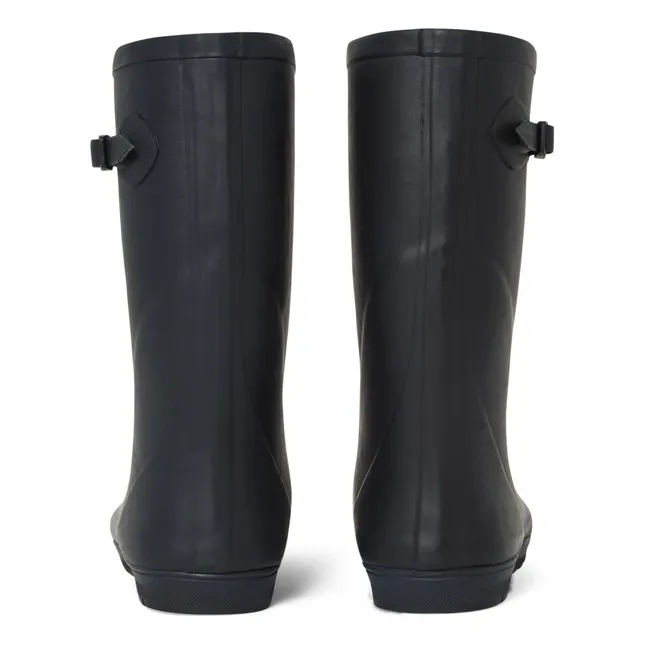 Woody-Pop Filled Rain Boots | Navy blue