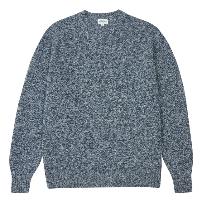 Shetland sweatshirt | Indigo blue