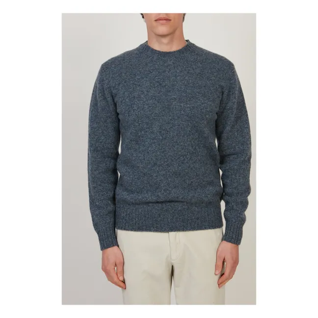 Shetland sweatshirt | Indigo blue