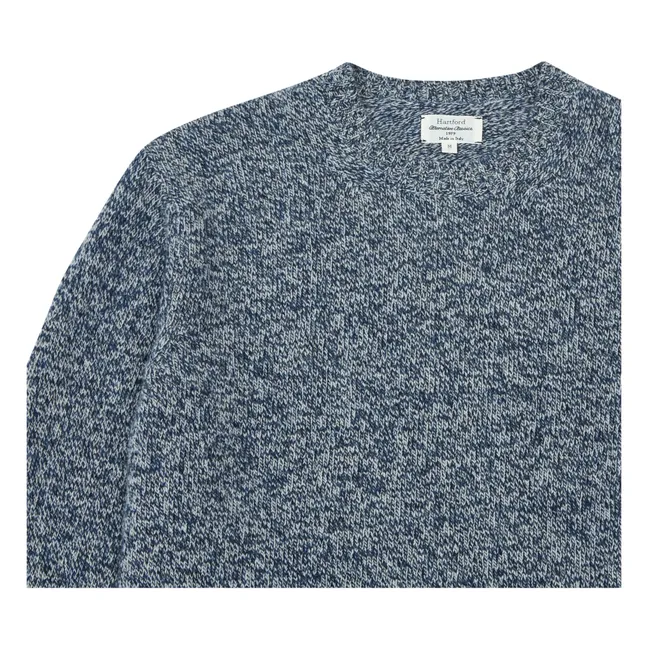 Shetland sweatshirt | Indigo blue