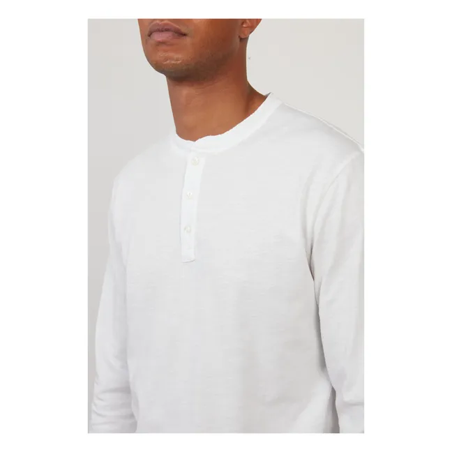Henley T-Shirt | Weiß