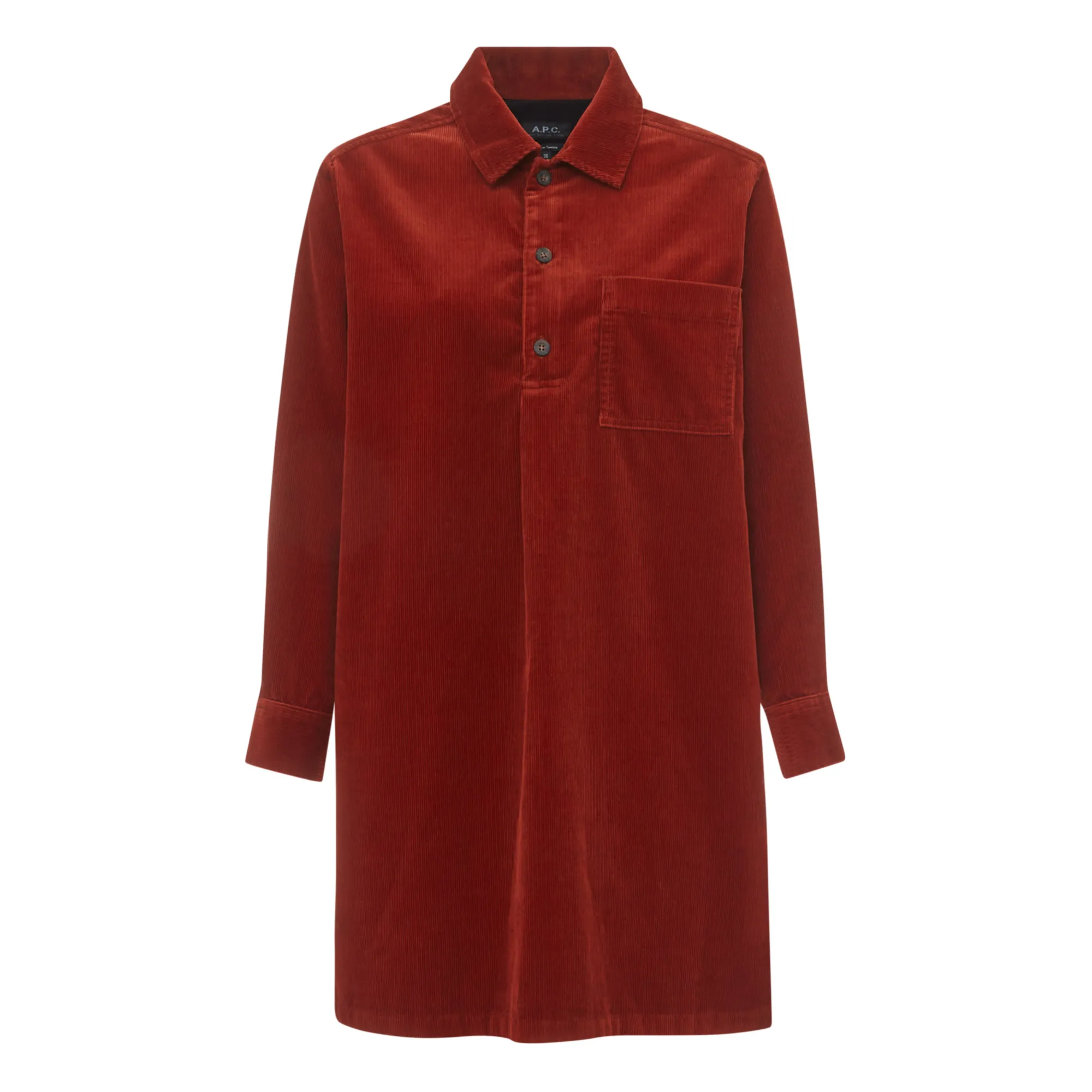A.p.c. Brick Red Ilona Dress