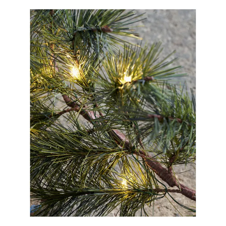 Guirlande de Noël LED en sapin  | Vert sapin- Image produit n°2