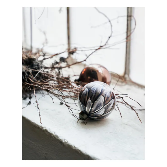 Boule de Noël Runy - Lot de 2 | Marron