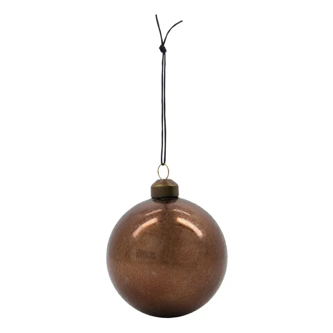 Boule de Noël Runy - Lot de 2 | Marron
