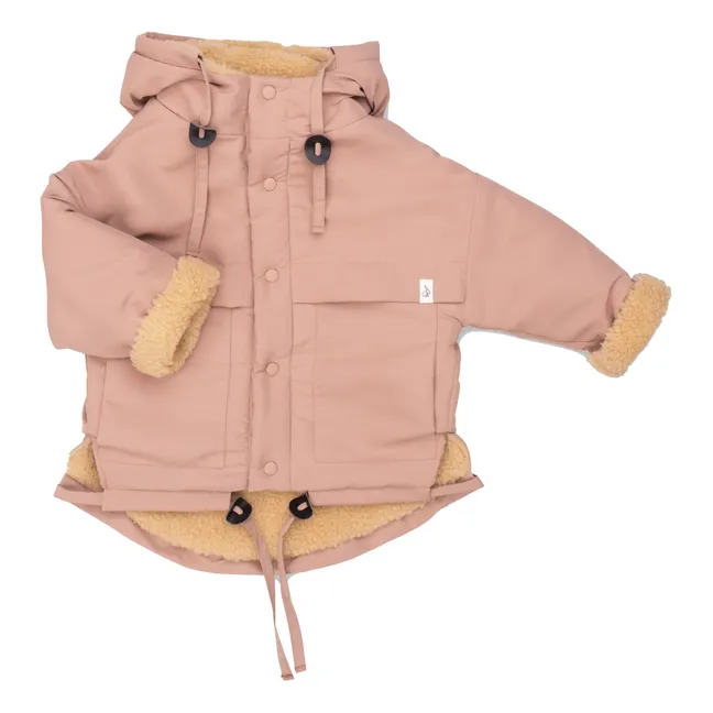 Reversible Coat Judd Recycled Material | Pale pink