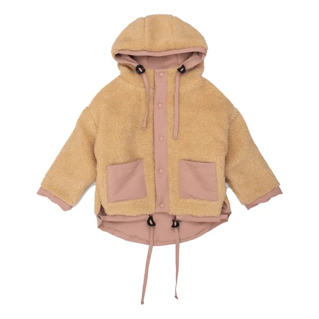 Reversible Coat Judd Recycled Material | Pale pink