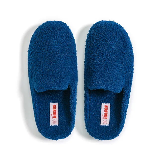 Kush Filled Slippers | Indigo blue