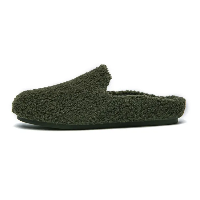 Pantofole ripiene di Kush | Verde oliva
