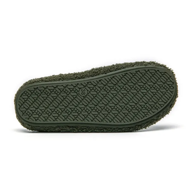 Kush Filled Slippers | Olive green