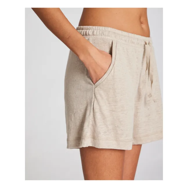 Mimi Linen Shorts | Natural