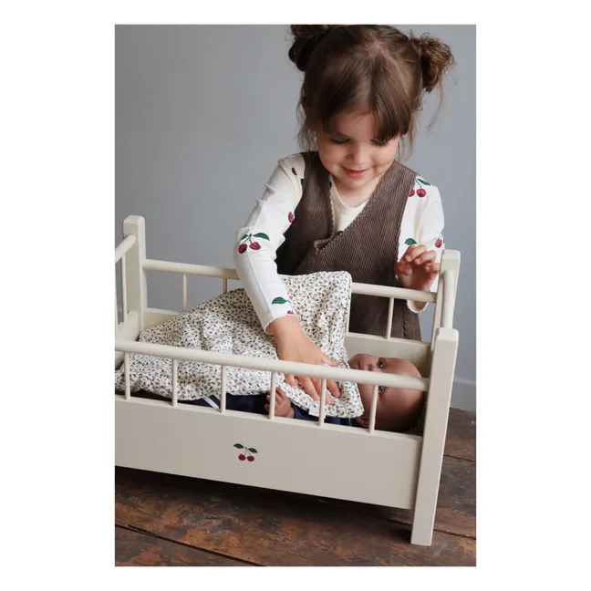 Cama de muñecas de madera FSC | Crudo
