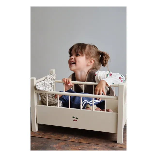 FSC wooden doll's bed | Ecru