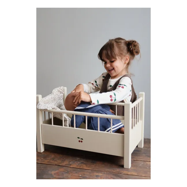 Cama de muñecas de madera FSC | Crudo