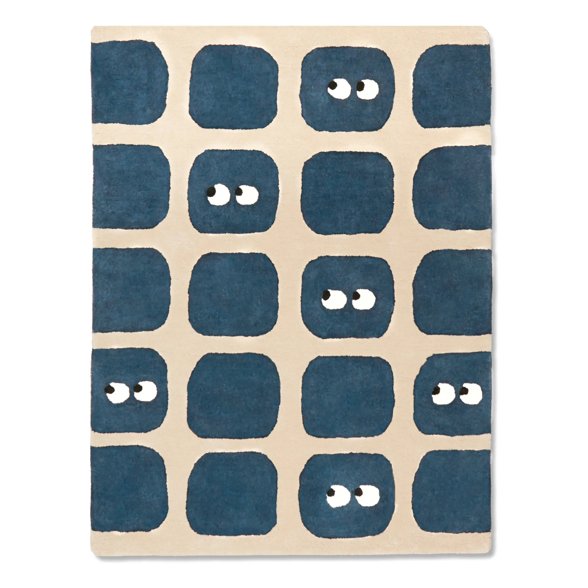 Placeholder vidéo du produit : Tapis Bidules | Bleu marine